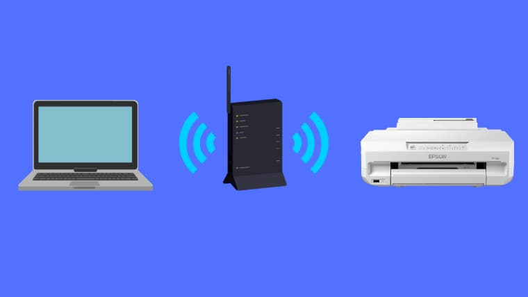 EPSON EP-306 無線LAN接続の自動設定の操作手順