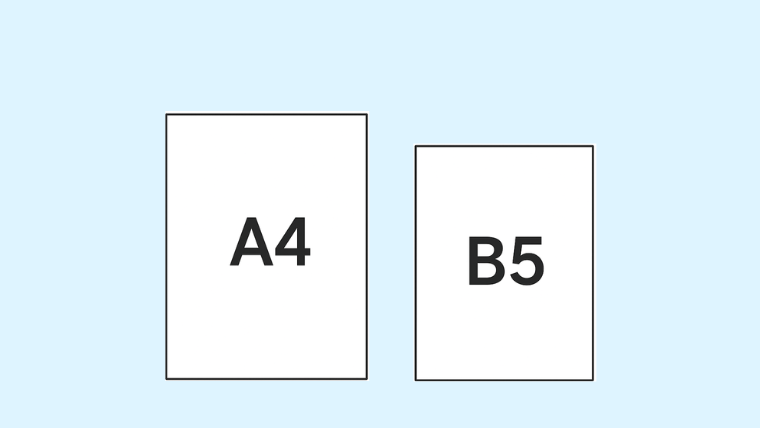 A4とB5はどっちが大きい？用紙サイズの豆知識